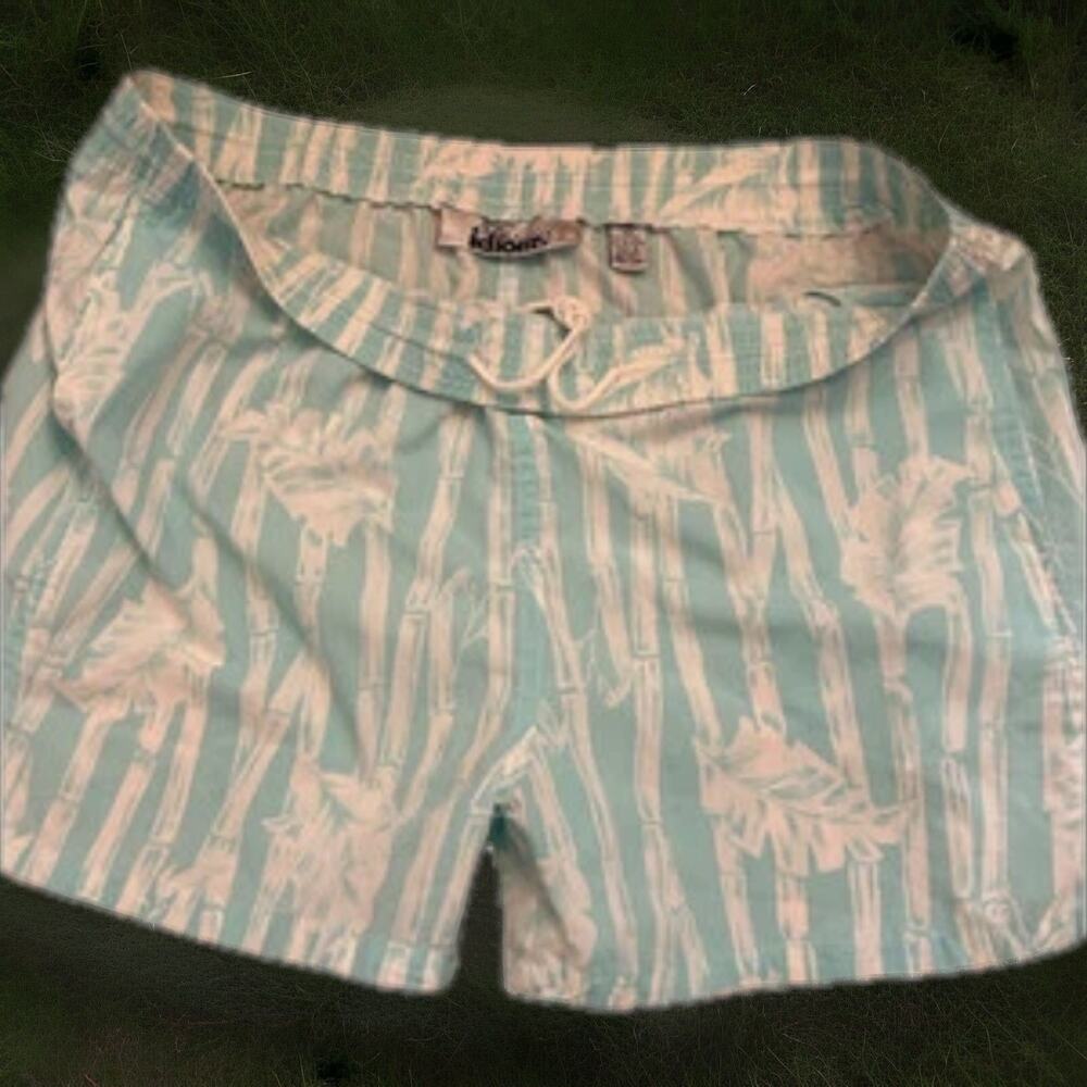 Vintage 80s IDIOMS SWIM Shorts MENS S RETRO Preppy Classic Pull On